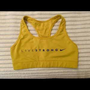 Nike Livestrong Sports Bra Size Small
